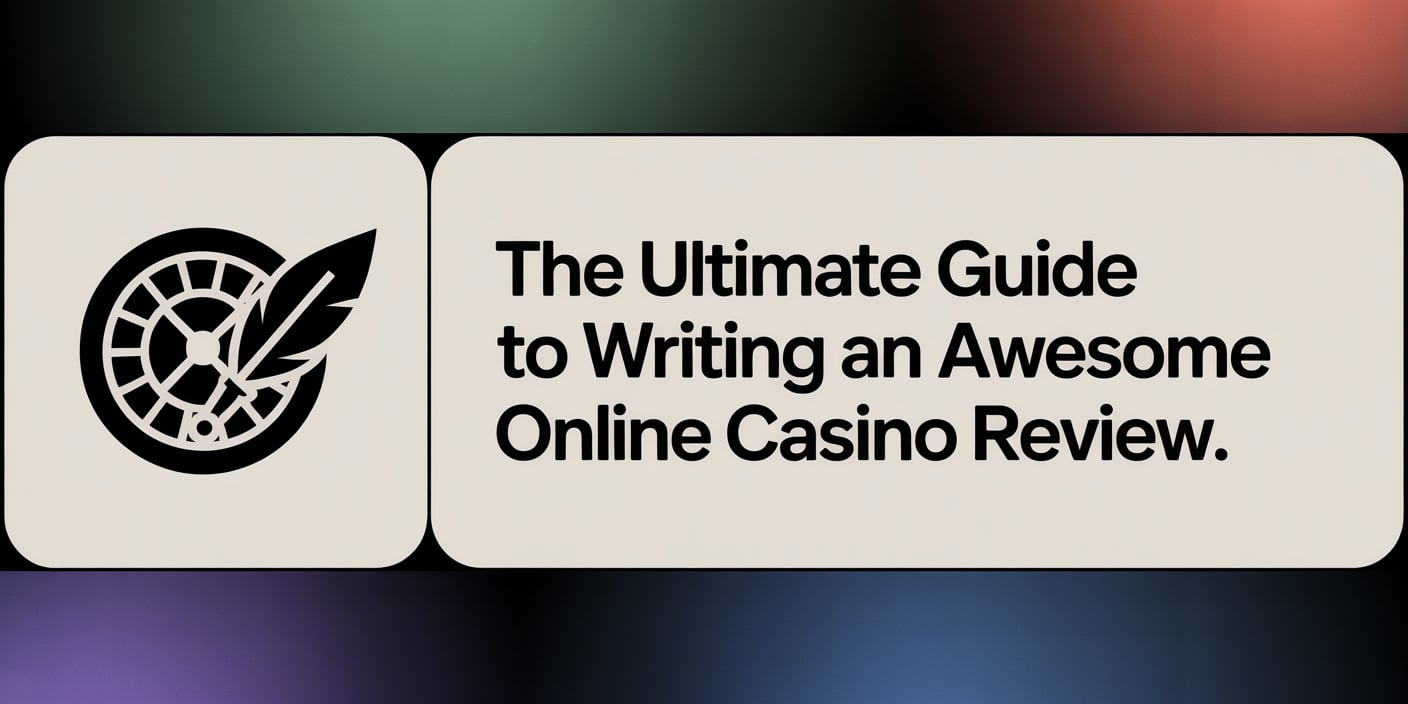 The Ultimate Guide to Writing an Awesome Online Casino Review