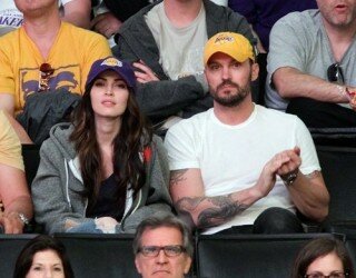 Megan Fox e Brian Austin Green, amanti del basket.