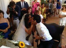 Caterina Balivo e il bacio al suo Guido Brera (Foto:Facebook)
