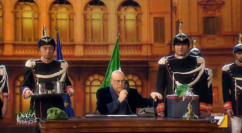 mauriziocrozza_giorgionapolitano