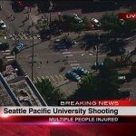 Vista dall'alto dell'accaduto. Foto: (KOMO 4 News/ABC)